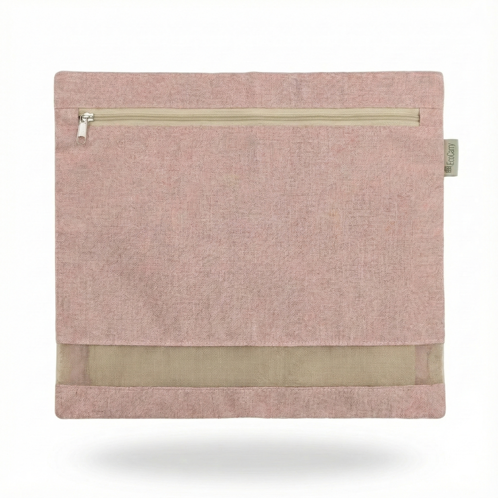 Pink Cotton Saree Cover