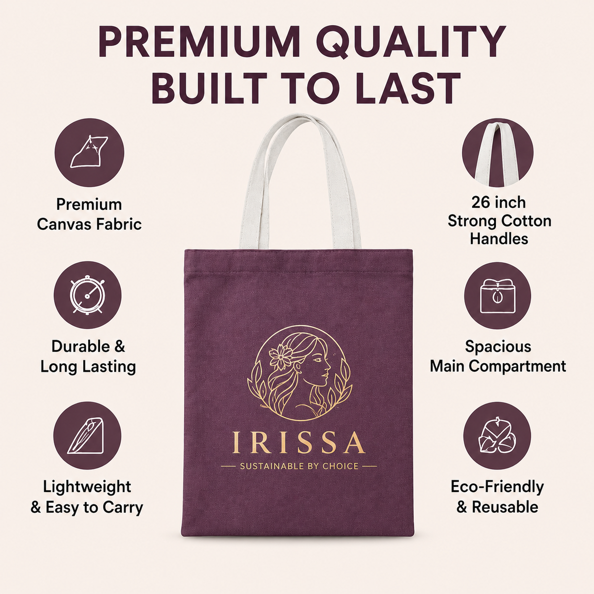 14"x16" Wine Tote Bag | 330 GSM